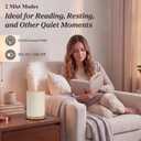 URPOWER 100ML Essential Oil Diffusers for Home with Linen Cover 7 Color Changing Lights, Timer & Auto-Off Scent Diffuser Oil Machine Humidifier Aromatherapy Air Diffusers for Bedroom, Office