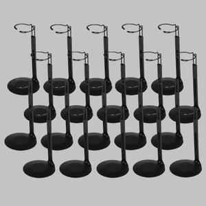 UCanaan 20 pcs Doll Stand - Action Figure Stands with Expandable Waist Wire for 8"-14" Dolls Doll Stands for 8 to 12inch Dolls Suitable for 1/6 Dolls AccessoriesAction Figure Stand (Black, 20)