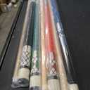 Pool Sticks Set of 4 and Pool Sticks Set of 2 with 13mm Cue Tip 58" Pool Cue with Rubber Anti-Skid Sleeve