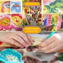 2 x CheerChamp 5D Thanksgiving Diamond Painting Kit for Adults - DIY Diamonds Art Kits Dots Gem for Beginners Full Drill 13.8x13.8 Inch Home Wall Decor