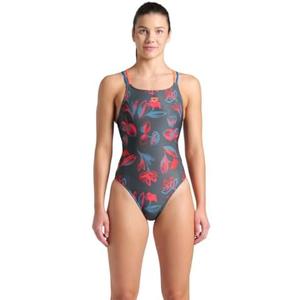 ARENA Women's Performance Floral Lace Back Plus Training Swimsuit Ladies Bathing Suit Size M