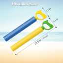 4-Pack Water Blaster Soaker Guns Set,15'' Water Guns with Plastic Handle Outdoor Swimming Pool Beach Summer Fun Party Games