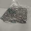 DCX Machine Washable Black Entryway Rug 3x5, Non Slip Stain Resistant Vintage Floral Rug for Kitchen Bathroom Front Door Throw Rugs Indoor, Soft Low Pile Small Rugs for Entry