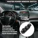 Front Left Driver Side Master Power Window Switch - Compatible for Mazda 6 2.3L 3.0L 2006-2008 - Replace Part GP7A66350C