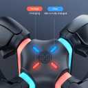 TRANSNOVO Charging Dock for Nintendo Switch 2 Joycons, 4 in 1 Dual-Side Magnetic Fast Controller Charger Station with 9 RGB Modes & Circuit Protection, Switch 2 Accessories for Joy Cons, Black