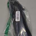 Automatic Opening Walking Length Two-Tone Umbrella - Black & Silver