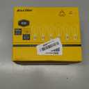 Ascher Dimmable Vintage LED Edison Bulbs, 6W, Equivalent 60W, 700lm, Warm White 2700K, 80+ CRI, ST58 Antique LED Filament Bulbs, E26 Medium Base, Clear Glass, Pack of 6