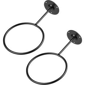 VANZACK Ball Storage Rack Wall-Mounted Ball Holders Ball Display Racks for Basketball Soccer Football Volleyball, 2 Pieces