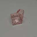 Silver Buffalo Sanrio Hello Kitty and Friends Featuring My Melody Strawberries Pink Glass Milk Cup, 11.9 Ounces