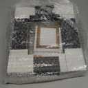 Canvas Frame for 5x7 Art Prints Oil Paintings, 1.7" Wide Minimalist Open Back Wall Picture Frames for Landscape Family Animal Memorial Portraits, No Cover & Back (Black Gold)