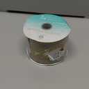 CT CRAFT LLC Tan Faux Jute Burlap with Gold Glitter Stripe Wired Ribbon 2.5 in x 10 YDS for Christmas Home Decor Tree Topper Bow Gift Wrapping DIY Crafts Wreath Garland Wedding