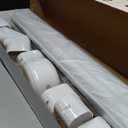 DuctlessAire Mini Split Line Set Cover Kit - Paintable Mini Split Cover for Air Conditioner and Mini Split AC/Heating System - Weather Resistant Protection - Easy to Install (White, 4" x 14 ft.)
