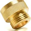 SM01.125 Vacuum Breaker Adapter, Compatible with Arrowhead PK1390 Anti Siphon Valve, 1.125'' Diameter Internal Threads, Durable Brass for Anti-Corrosion