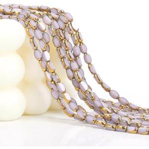 Pack of 3, WTIAN 4mm Gradient Bicone Crystal Glass Beads Small Faceted Bicone Shape Crystal Glass Spacer Beads for Bracelet Necklace Decorative Hand Jewelry Making (AB, 4MM) (Purple)