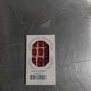 Red Press on Nails Short Square Fake Nails Glossy Cat Eye False Nails Luxury Glitter Coffin Glue on Nails Red Sparkle Reusable Full Cover Stick on Nails Design Artificial Acrylic for Women 24pcs