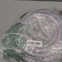 Soft Braided PVC Tubing - 1/2" x 3/4" OD High Pressure Clear Flexible PVC Tube Reinforced Vinyl Hose for Water, Oil with 2pcs Hose Clamps (25Ft)