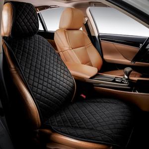 IVICY Faux Suede Front Car Seat Cover Durable, Non-Slip Seat Protector for Cars 1 Unit, Black