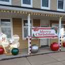 Inflatable Christmas Ornaments,18" 25" Christmas Oversized Ornament,Christmas Ball Decorations Indoor Outdoor, Use as Festive Yard Decoration (White, 18")