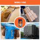 HORUSDY 21 - Piece Bungee Cord Set with Hooks & Straps, 10/18/24/30/36/48 Heavy Duty Bungee Cords Assortment for Camping, Truck, Moving, Emergency, Outdoor Storage (30 Nylon Cable Ties Extra)