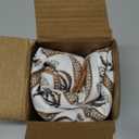 ANRODUO Floral Outdoor Pillow Covers 16x16 Waterproof Set of 2 Block Print Accent Decorative Cushion Cases with Refined Edge Piping for Summer Patio Porch Garden Couch Sofa Bench Decor Brown