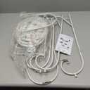 CarolynDesign 6 Tier Metal Plant Stand for Indoor and Outdoor, Multi Flower Pot Holder Shelf for Living Room Patio Lawn Garden Balcony (White Round)