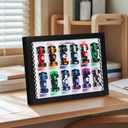Display Frame for Lego Collectible Race Cars - 66796, Wall Display Board & Desktop Showcase, for Motorsport Fans, Sleek Design (White)