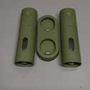 LARS NYSM Electric Salt and Pepper Grinder Set, USB Rechargeable, Automatic Salt and Pepper Mills, Spice Shakers Refillable with LED Light, Adjustable Coarseness, Ceramic Grinder (Sage Green)