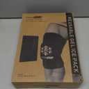 ComfiTECH Dual-Gel Pack Knee Ice Sleeve with Extended 30-Minute Cooling, Detachable Ice Pack & Flexible Reusable Gel Ice Wrap for Soothing Discomfort & Fatigue in Knee, Thigh and Calf, XL, 2 Packs