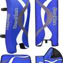 BenKen Street Hockey Goalie Equipment Set, NHL Youth Street Hockey Goalie Pads - Leg Pads, Catch Glove, and Blocker, Youth Goalie Gear