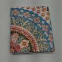 Eikione Bohemia Round Tablecloth,Tablecloth Waterproof and Wrinkle-Free, Boho Table Covers, Summer Decorations for Home 60inch (Pulis)