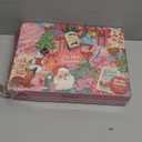 xo, Fetti Christmas Puzzle - 1000 Pieces | Pinkmas Holiday Jigsaw, Vintage Cozy Winter Game, Family Night, Festive Gift, Girly Vibes