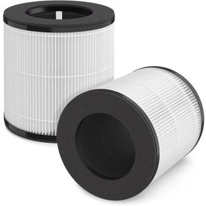 2 Packs D09 Replacement Filter Compatible with Tailulu D09 H13 True HEPA Air Cleaner Purifier for Home Large Room Up to 1345 Sq Ft, CADR 180m/h+