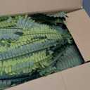 55" Fake Ferns, Set of 2 Artificial Ferns for Outdoors Large, Artificial Boston Ferns with 111 Fronds for Garden Porch Home Spring Decor