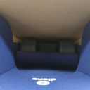 Diono Airi Lightweight High Back Booster Seat, Foldable Travel Friendly, Slim 3-Across Fit, 40100 lbs/4357 in, Frontal Impact Protection, Blue
