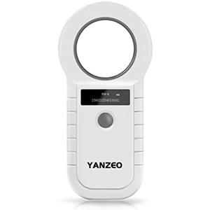Yanzeo Pet Microchip Reader 134.2KHz/125KHz 15 Digits Pet Microchip Scanner for Dogs Cats FDX-B (ISO 11784/11785)