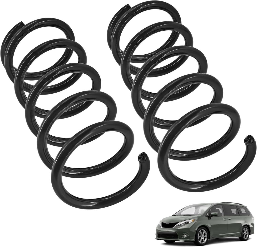 2 PCS Rear Coil Springs Fit For Toyota Sienna 2011-2014