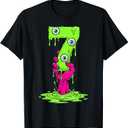 67 Halloween Costume Funny Number 7 Seven Meme for Gen Alpha T-Shirt, 5XL