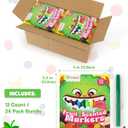 D-FantiX 24 Packs Fruit Scented Washable Markers Bulk, 288 Count Coloring Markers for Kids Party Favors, Preschool Classroom Must Haves and Rewards, Back to School Supplies for Girls Boys