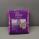 Poise Incontinence & Postpartum Pads for Bladder Leaks, 7 Drop Ultra Absorbency, Long Length, 39 Count