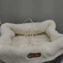 K&H Pet Products Heated Cat Bed Indoor, Thermo-Snuggle Cup Bomber Soft Heated Pet Bed for Large Indoor Cats and Small Dogs, Machine Washable, Waterproof Heated Pad, Safety Listed - 18 X 14in Gray