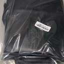 Table Leaf Storage Bag Padded 2 Pack, Waterproof Heavy Duty Dining Table Leaf Bag with Adjustable Closure, 51x 28in Extra Thick Flannel Backing Table Leaf Cover, Fit 48x24in Leaves, Black