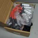8 Pack Red Square Ignition Coil Pack and Spark Plugs and Wires Set for Chevrolet Chevy Silverado 1500 2500 HD Avalanche Suburban Express GMC Savana Sierra, for Hummer H2 4.8L 5.3L 6.0L Replaces UF271