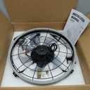 23.6 In. Smart Indoor Industrial Wall Mounted Fan Ceiling Fan with Double Side LED Light with Remote Included 