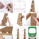 Trash Truck Birthday Decorations, Garbage Truck Photo Booth Props Set, Garbage Truck Cardstock Standee with Recycling Box Decorations for Birthday Party or Baby Shower Decor