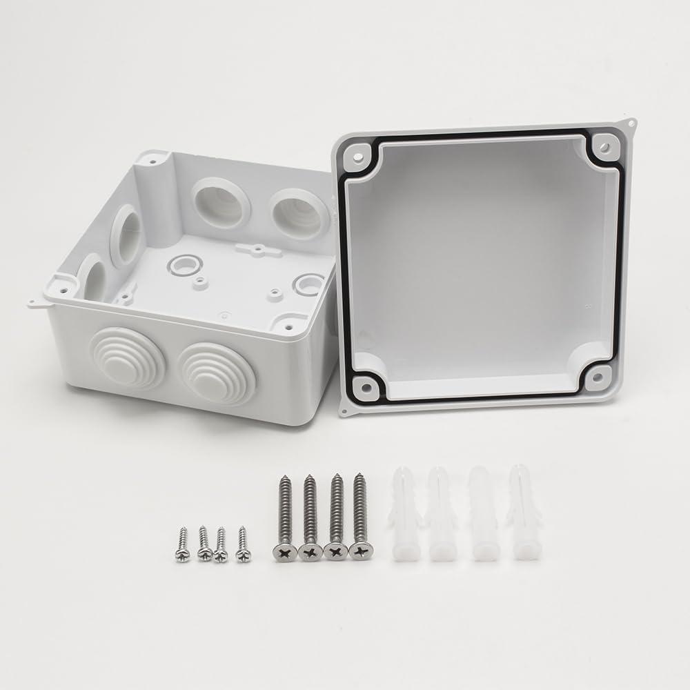 Electrical Junction Box IP65 Dustproof Waterproof ABS Plastic Project Enclosure for Electronics (150 * 150*)