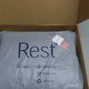 REST Evercool Cooling Comforter, King/Cali King, Blanket for Hot Sleepers, All Season Bedding for Night Sweats, Breathable Lightweight Duvet, 106x90 Inches, Cool Gray