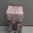 10 PCS Outdoor Christmas Decorations, 9 Inch Giant Inflatable Snowflake Christmas Ornaments Ball/Orbs, Large Holiday Ornaments Decor for Front Door Yard for New Year Festive4 Color