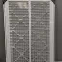 Fits 14x24 Duct Opening | Filter Included Steel Return Air Filter Grille by Handua [Removable Door] for 1-inch Filters | Vent Cover Filter Grill | White | Outer Dimensions: 16 5/8"W X 26 5/8"H