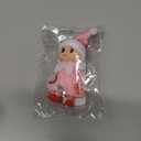 WULEEUPER Tiny Baby Elf Dolls | Christmas Miniature Elf Decoration | Newborn Gift | Baby Grow Girl and Boy Dolls (Pink Dress)