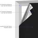 Blackout Window Cover, Upgraded Hook and Loop - Portable Shades No Residue and Longer Lasting, 100% Blackout Blinds for Window 79″ x 57″, Black Out Curtains for Bedroom and Baby Room 2m